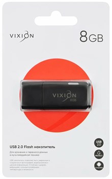 Флешка VIXION 8GB DfObueXsgL2Lxldw7r9eV2 - фото 1031